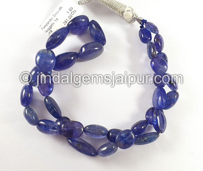 Tanzanite Smooth Nuggests Shape Beads