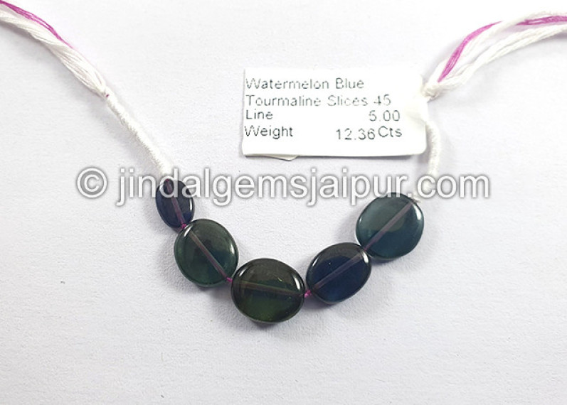 Watermelon Tourmaline Smooth Slices