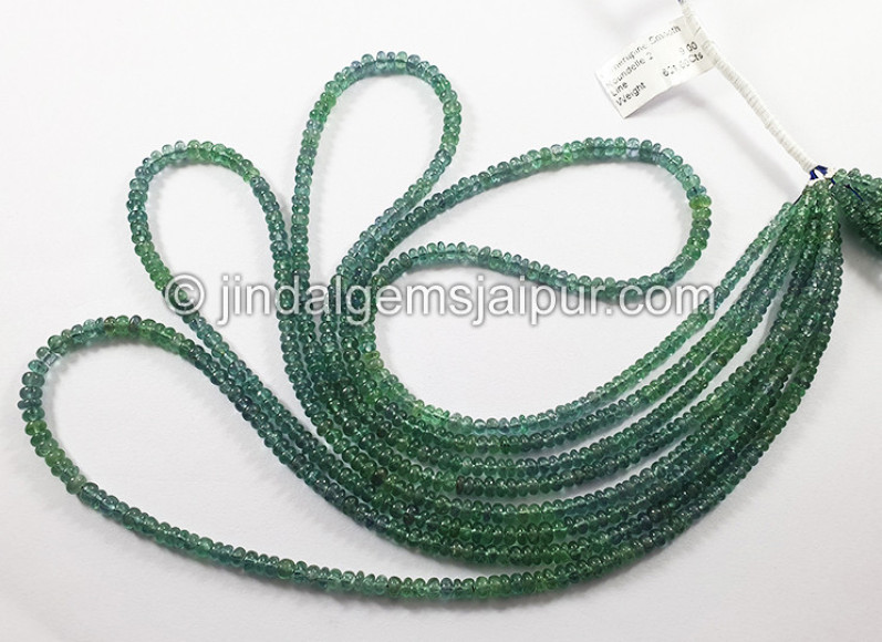 Kornerupine Smooth Roundelle Shape Beads
