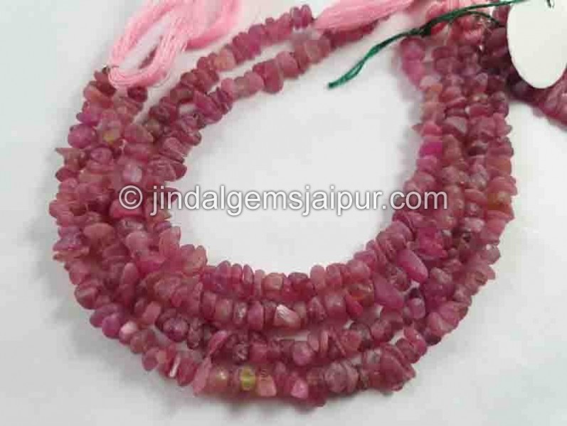 Natural Pink Sapphire Rough Nugget Beads -- SPPH144