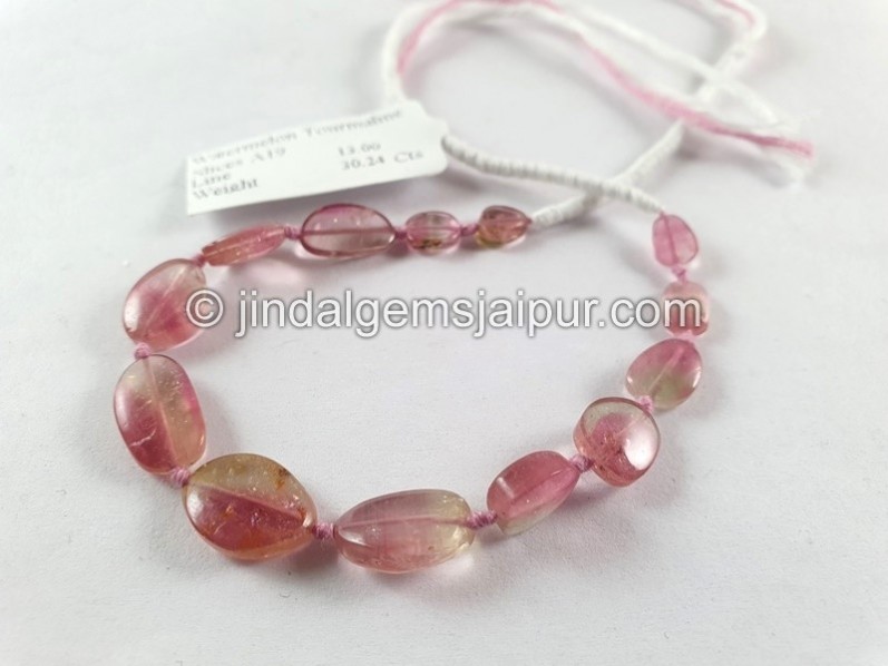 Watermelon Tourmaline Smooth Slices