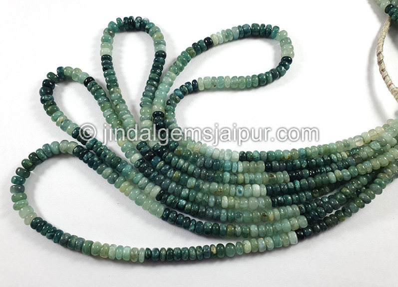 Grandidierite Smooth Roundelle Shape Beads