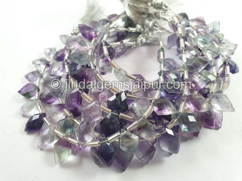 Fluorite Faceted Kite Beads