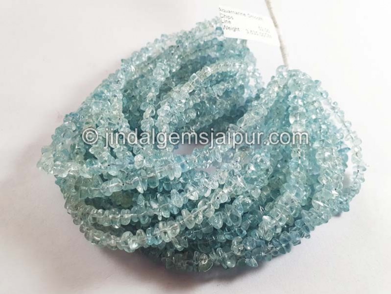 Aquamarine Smooth Nuggets Shape Beads
