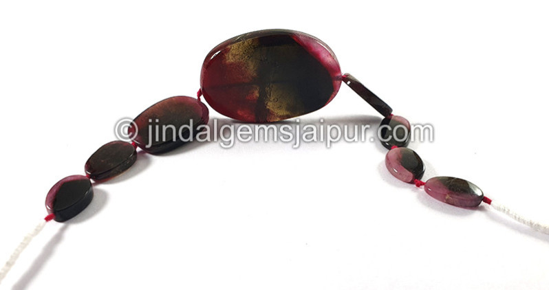 Pink Watermelon Tourmaline Smooth Slices