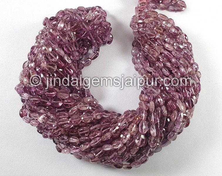 Malaya Or Dragon Garnet Shaded Faceted Oval Shape Beads