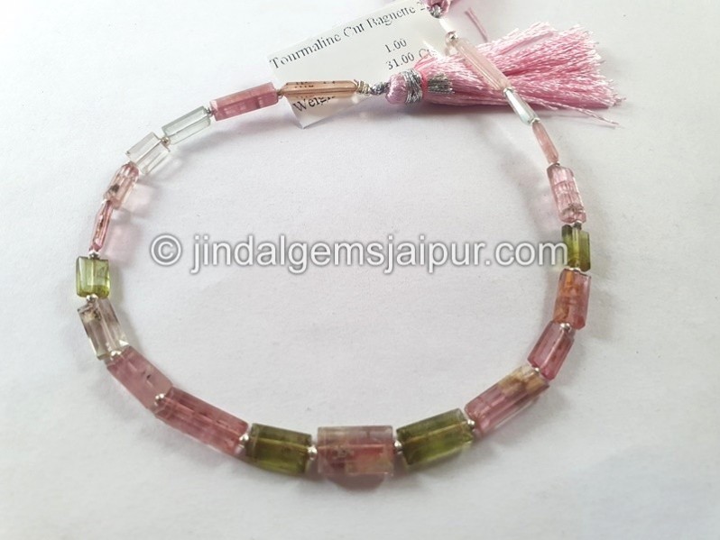 Tourmaline Cut Baguette Beads