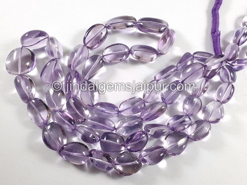 Pink Amethyst Smooth Nuggets Shape Beads
