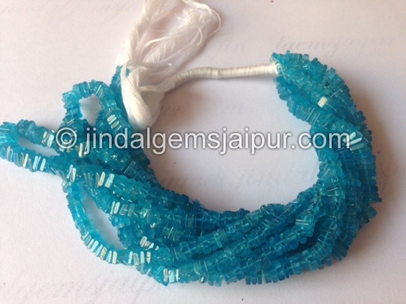 Neon Blue Apetite Plain Heishi Square