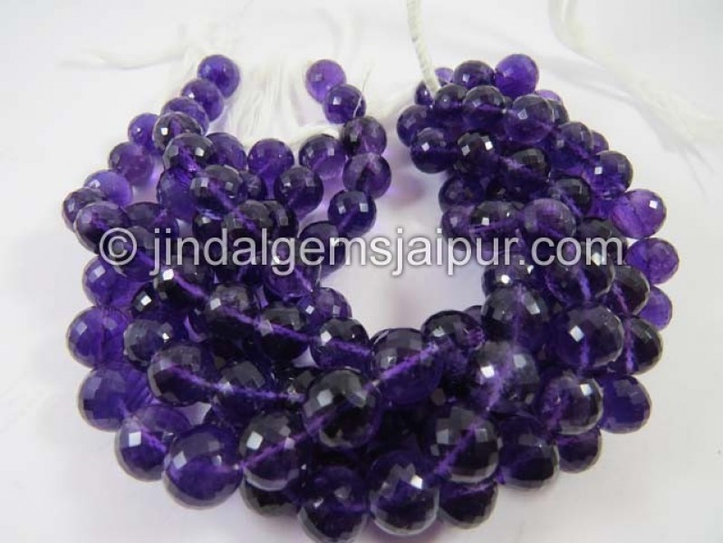 Amethyst Far Faceted Round