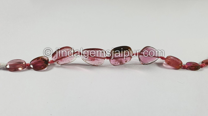 Watermelon Tourmaline Slices Shape Beads