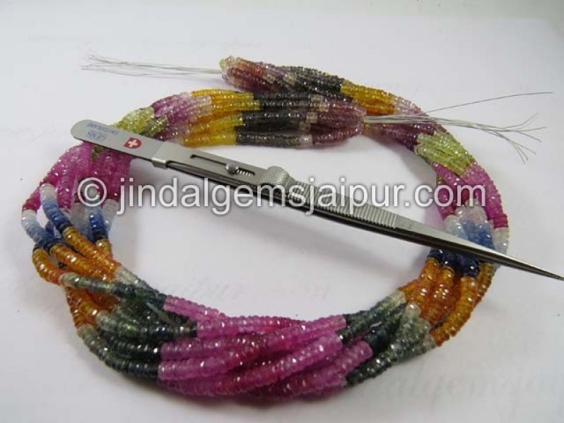 Multi Sapphire Faceted Tyre