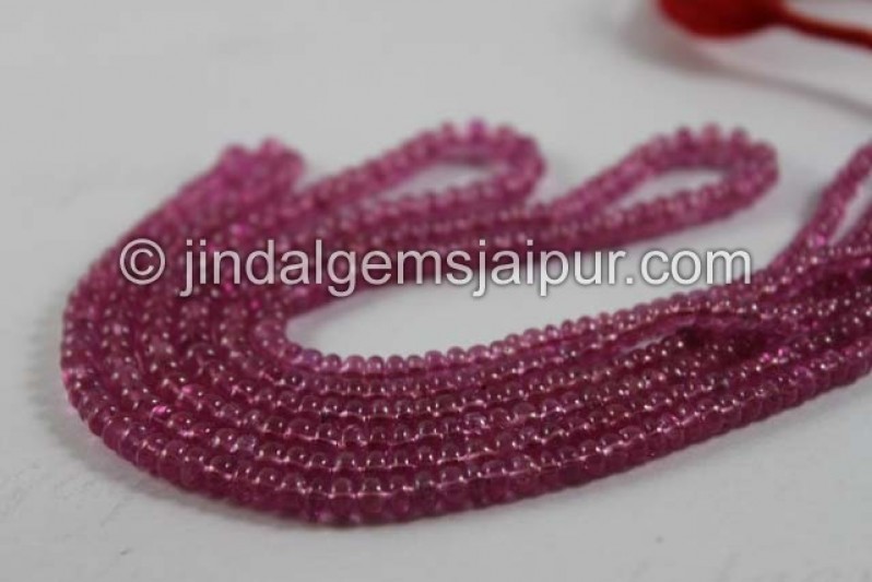 Pink Sapphire Smooth Roundelle