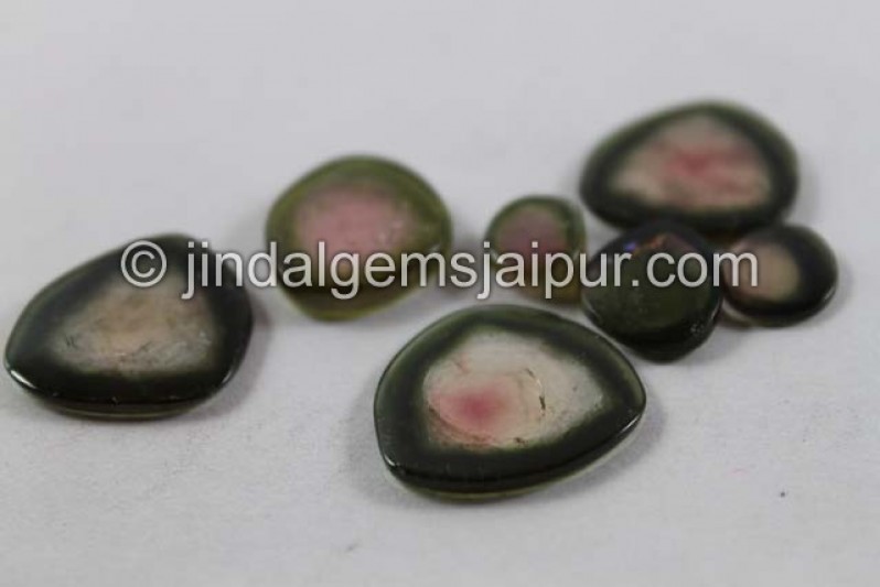 Watermelon Tourmaline Smooth Slices