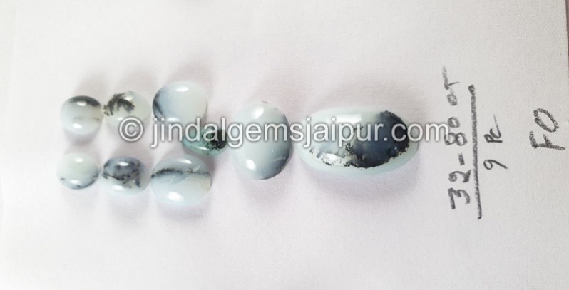 Peru Blue Opal Smooth Cabochons