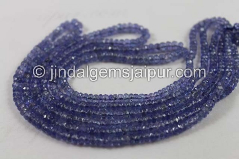 Tanzanite Faceted Roundelle