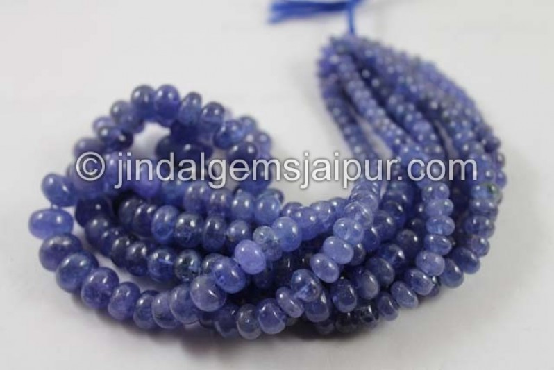 Tanzanite Far Smooth Roundelle Beads