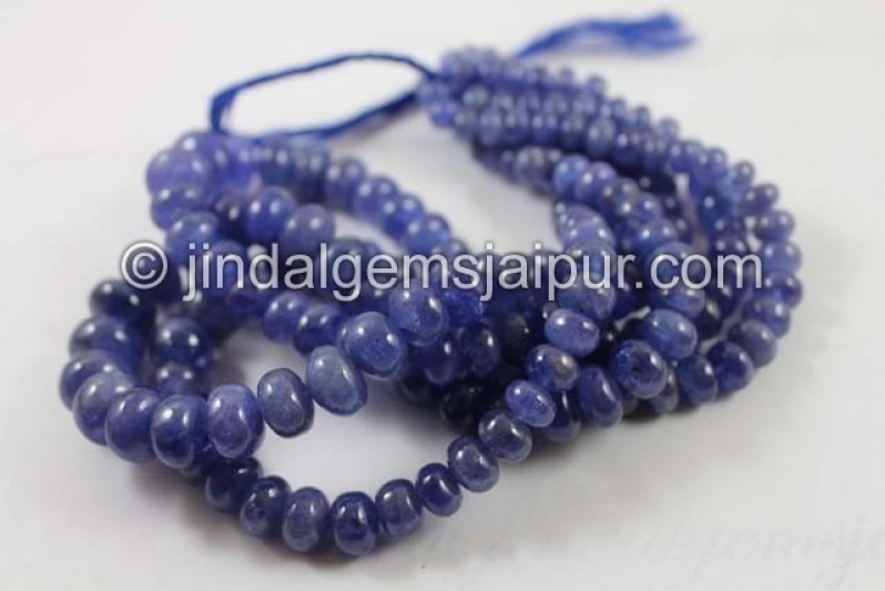 Tanzanite Far Smooth Roundelle Beads