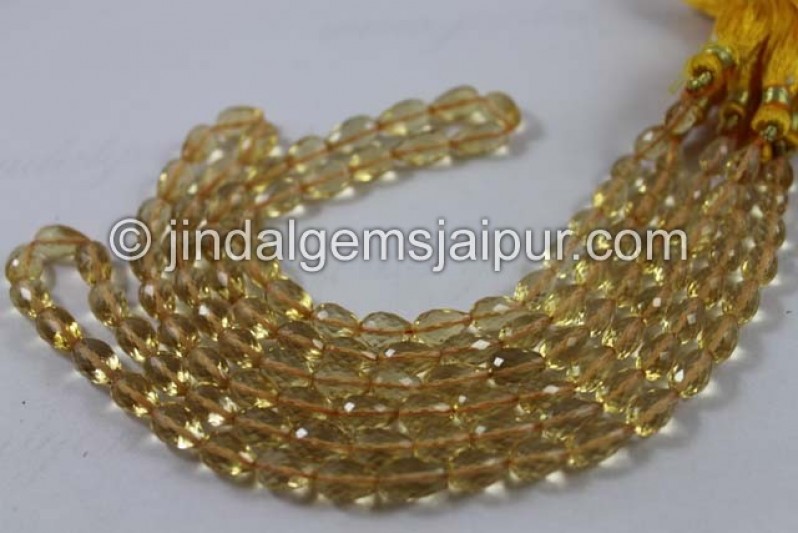 Citrine Faceted Drops Beads