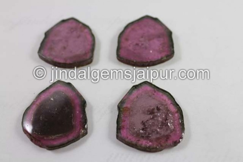Watermelon Tourmaline Smooth Slices