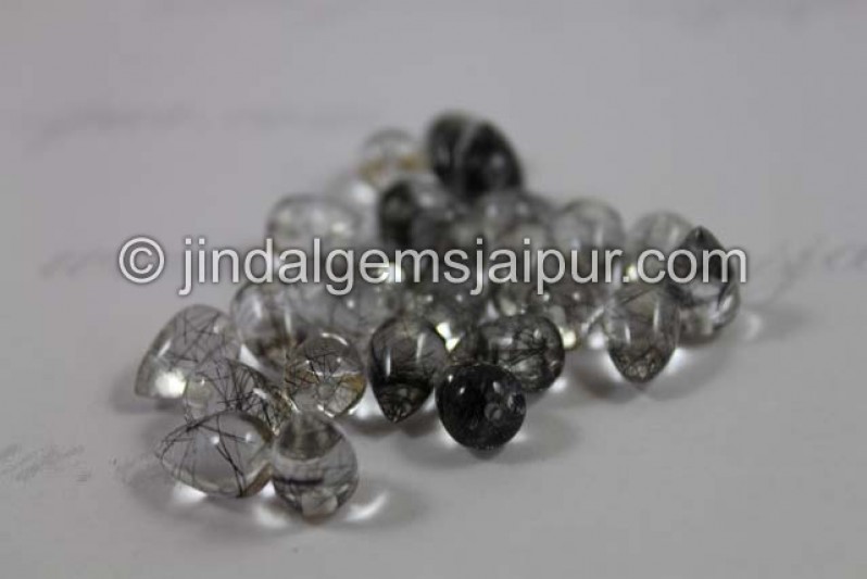 Black Rutail Smooth Drops(Half Drill)