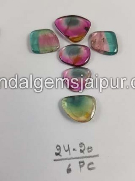 Watermelon Tourmaline Smooth Slices