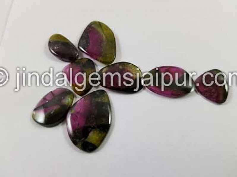 Watermelon Tourmaline Smooth Slices