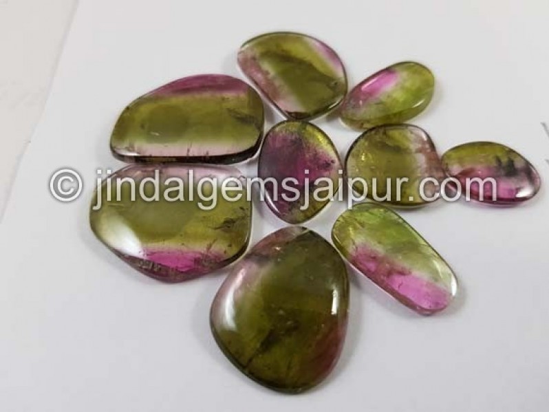 Watermelon Tourmaline Smooth Slices