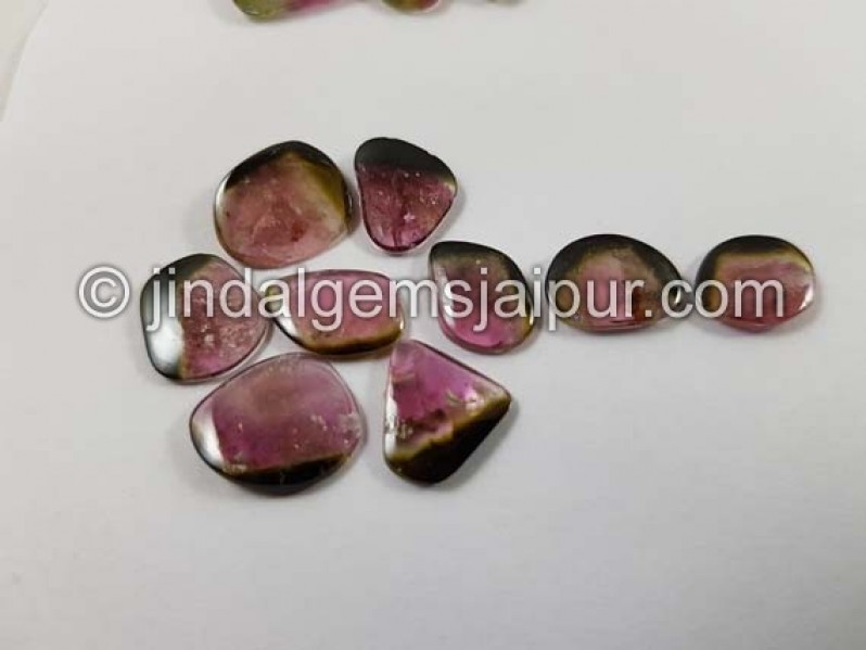 Watermelon Tourmaline Smooth Slices