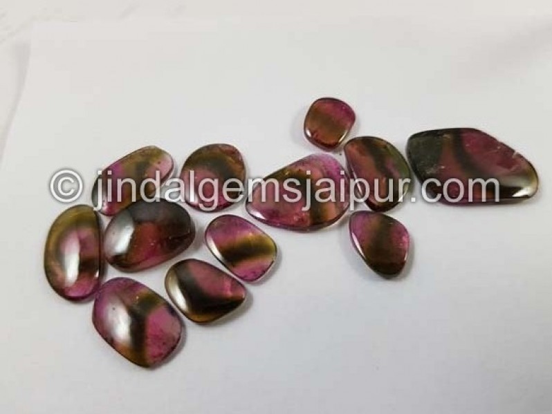 Watermelon Tourmaline Smooth Slices