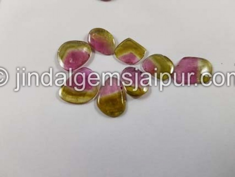 Watermelon Tourmaline Smooth Slices