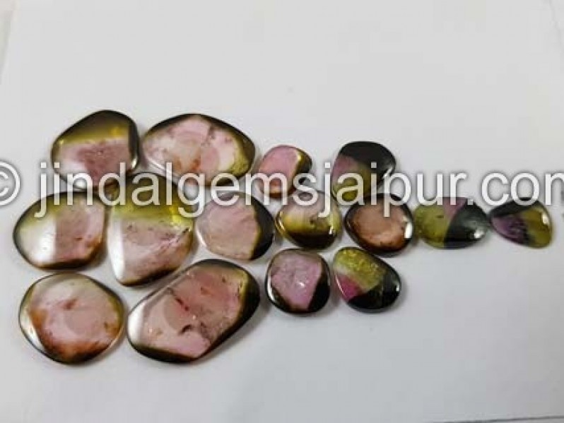 Watermelon Tourmaline Smooth Slices
