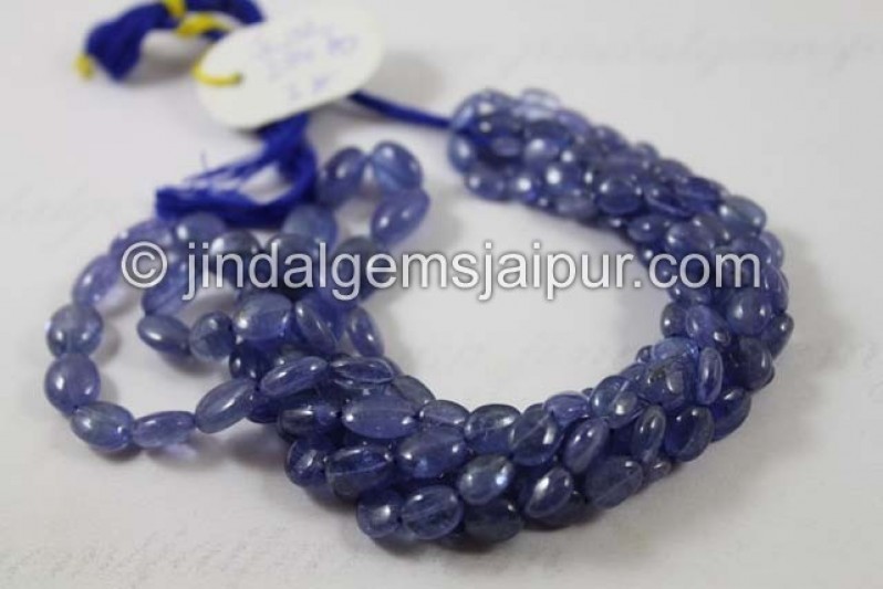 Tanzanite Smooth Oval Beads