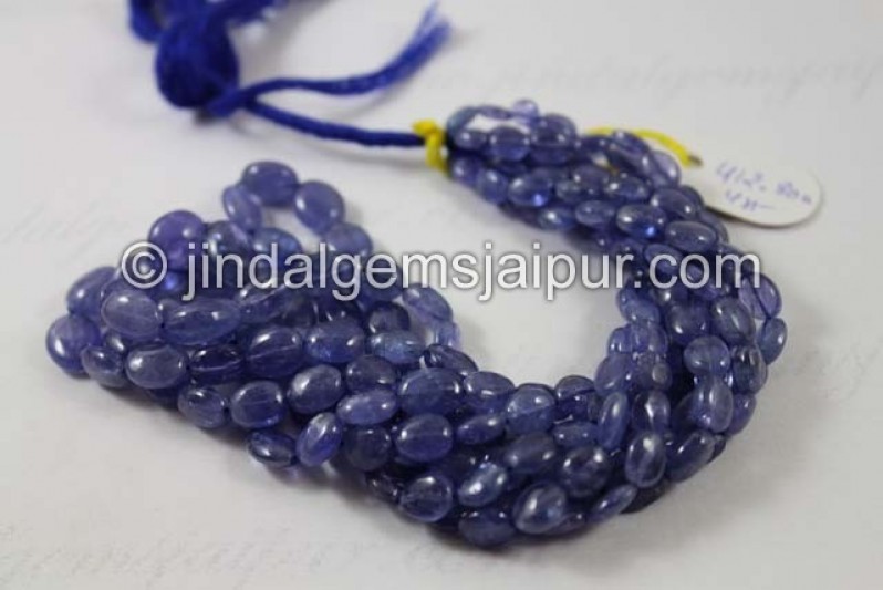 Tanzanite Smooth Oval Beads