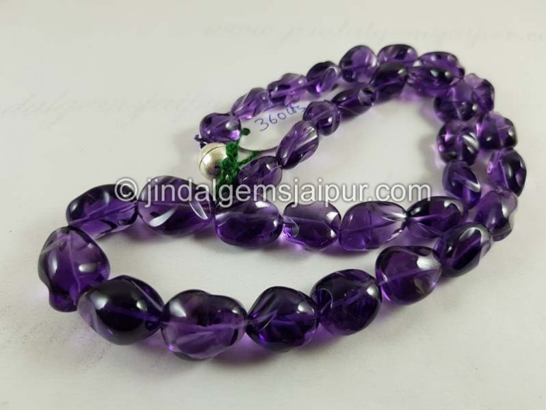Amethyst Smooth Irregular Nugget Beads