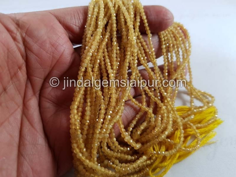 Yellow Sapphire Micro Cut Beads