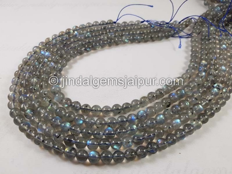 Labradorite Smooth Round Beads