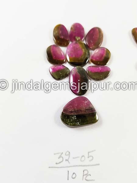 Watermelon Tourmaline Smooth Slices