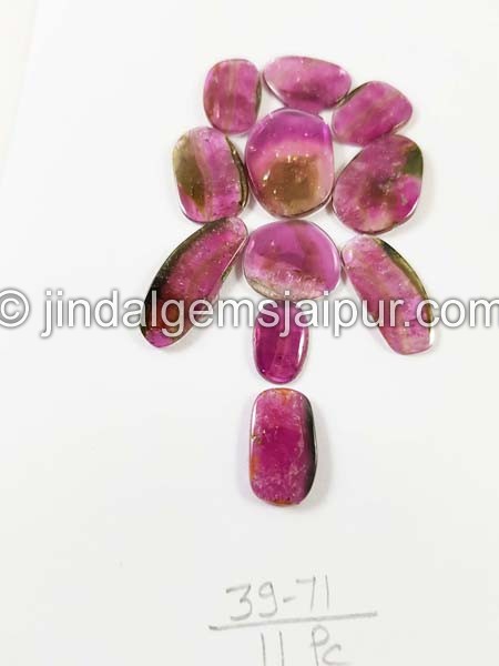 Watermelon Tourmaline Smooth Slices