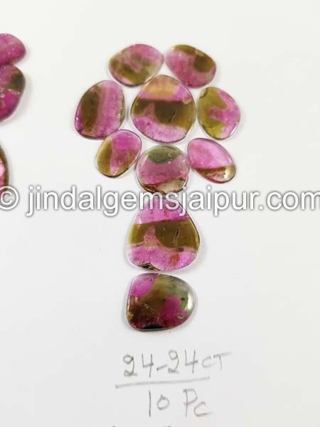 Watermelon Tourmaline Smooth Slices