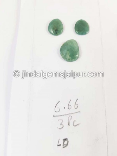 Grandidierite Rose Cut Slices