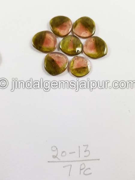 Watermelon Tourmaline Smooth Slices
