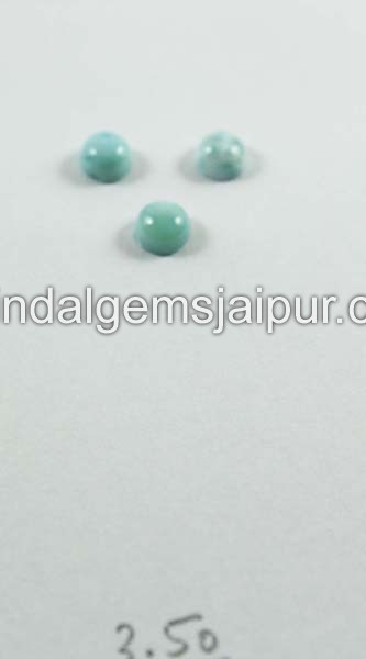 Larimar Smooth Round Cabochon