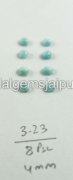 Larimar Smooth Round Cabochon