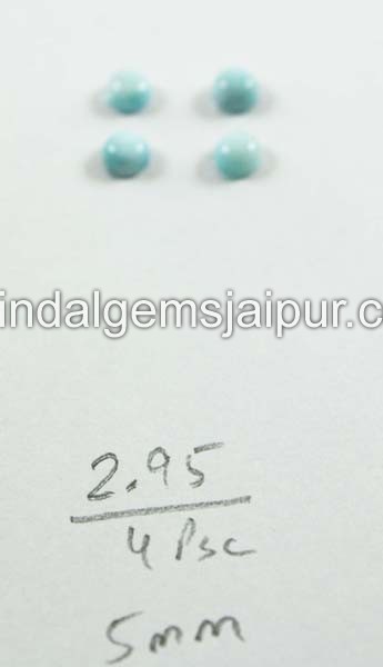 Larimar Smooth Round Cabochon
