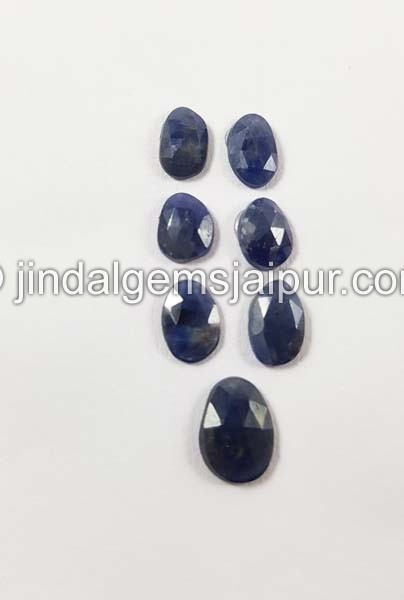 Blue Sapphire Rose Cut Slices