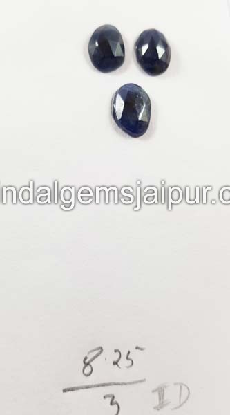 Blue Sapphire Rose Cut Slices