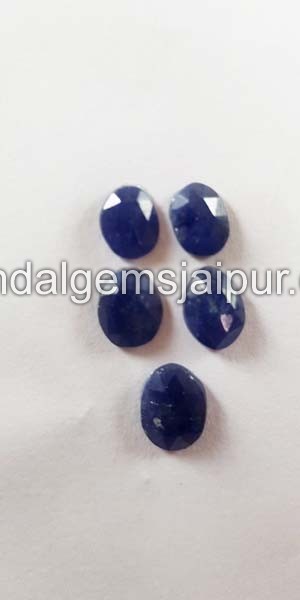 Blue Sapphire Rose Cut Slices