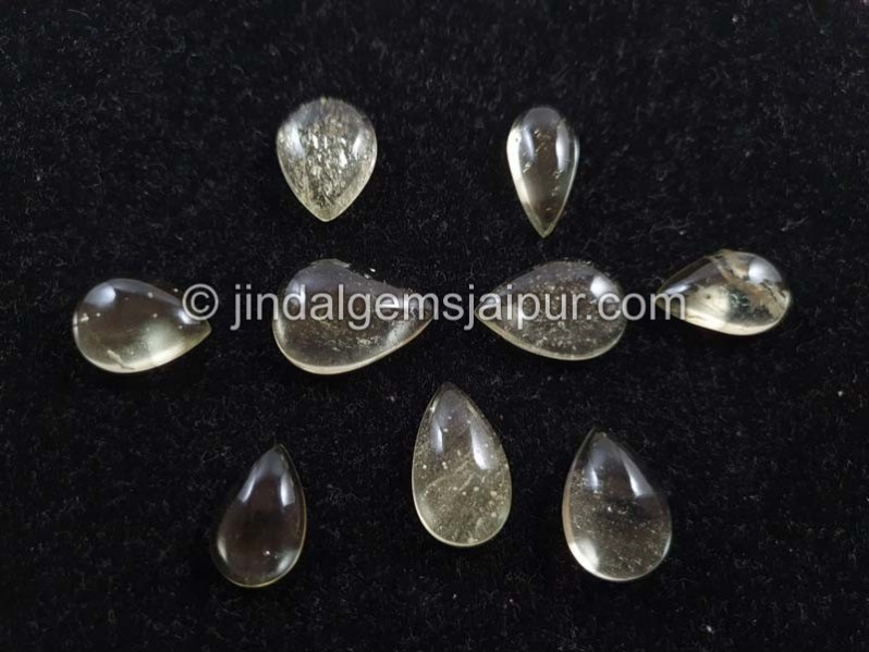 Lybian Desert Glass Smooth Cabochons -- LYGLS17