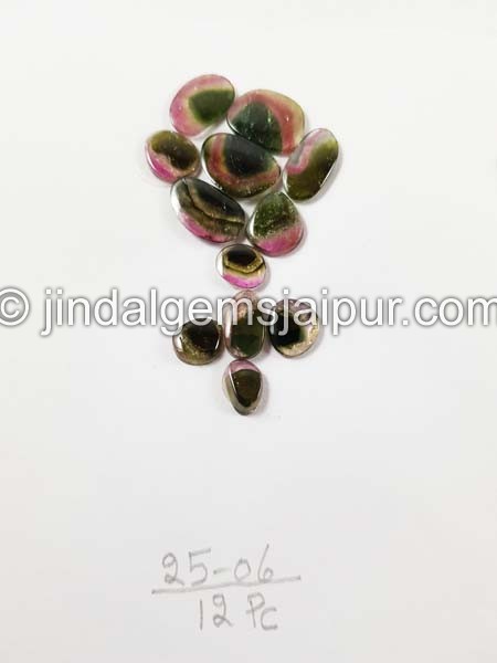 Watermelon Tourmaline Smooth Slices